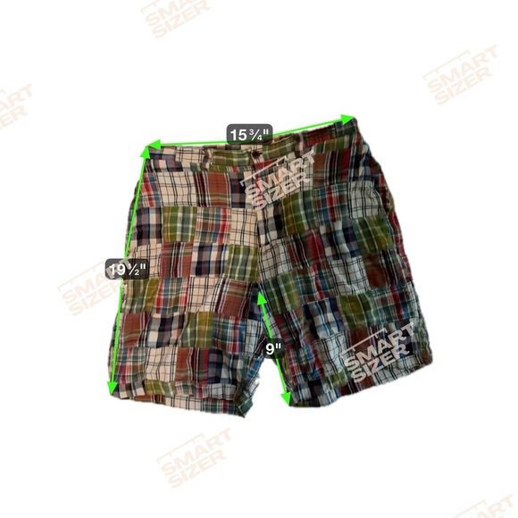 GAP Men's Vintage Patchwork Madras Plaid Shorts - Picture 5 of 5